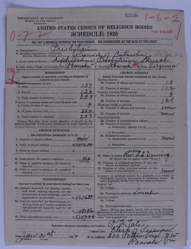 Scan of Presbyterian Church in the United States of America: 6336