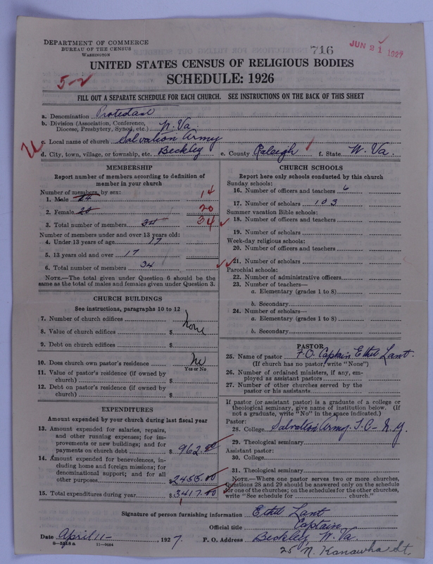 Scan of Salvation Army: 716