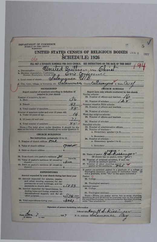 Scan of Church of the United Brethren in Christ: 5