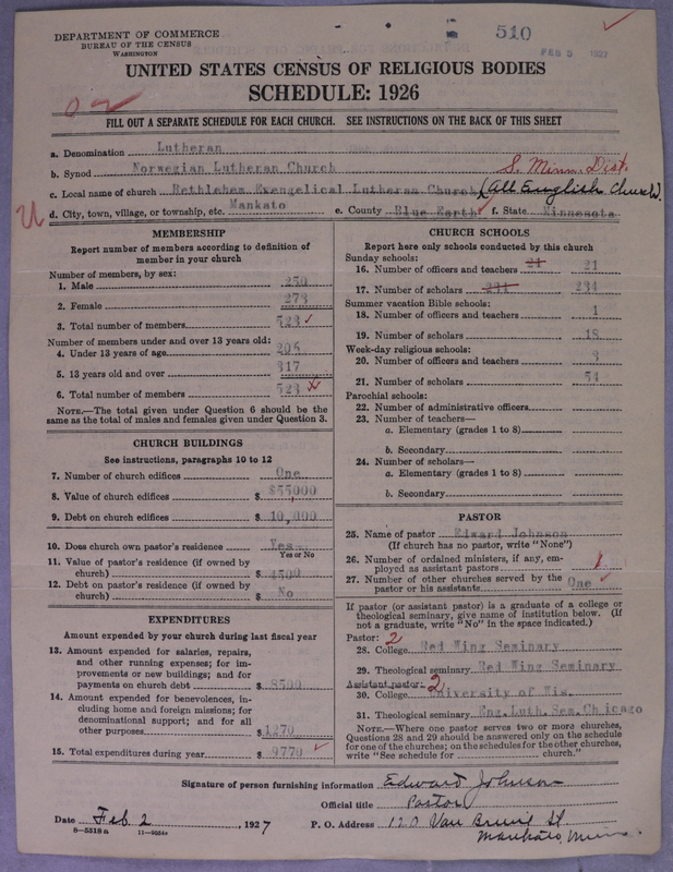 Scan of Norwegian Lutheran Church of America: 510