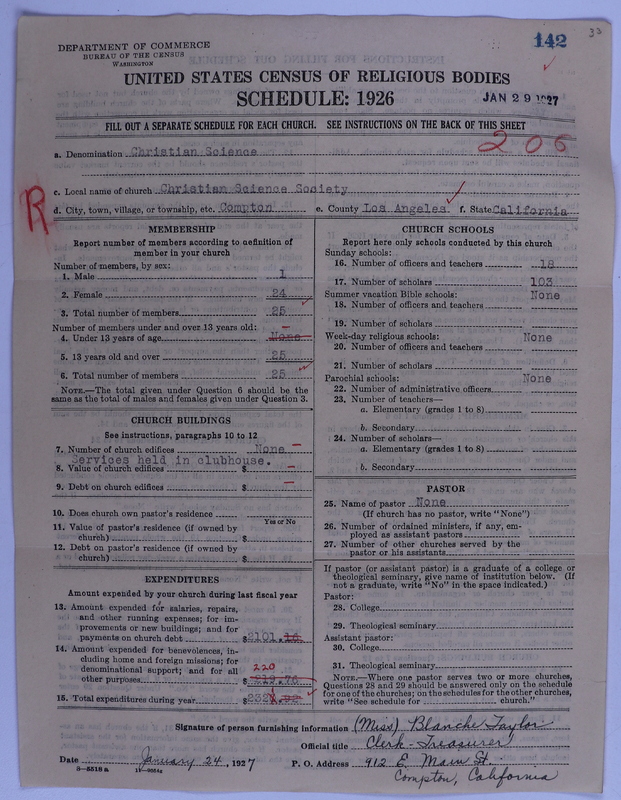 Scan of Church of Christ, Scientist: 142