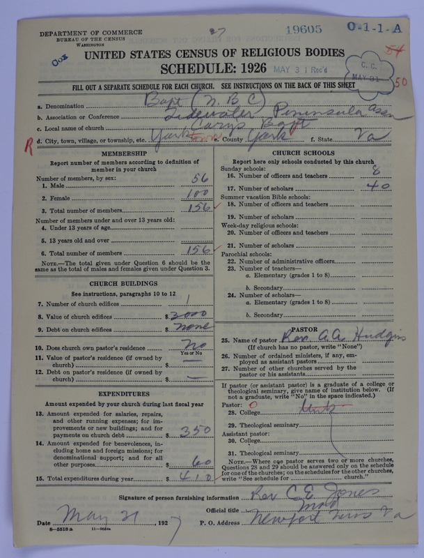 Scan of Negro Baptists: 19605
