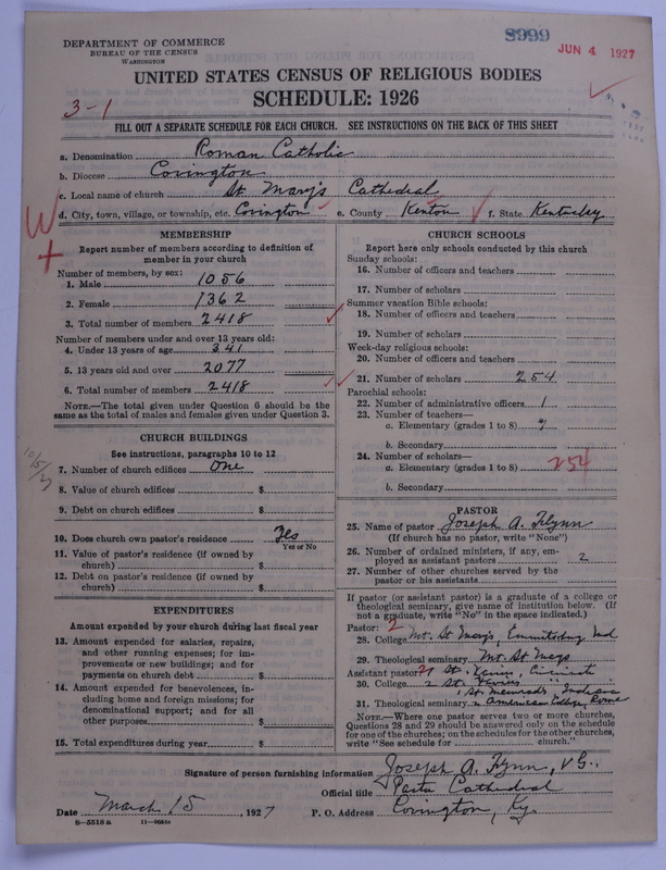 Scan of Roman Catholic Church: 8999