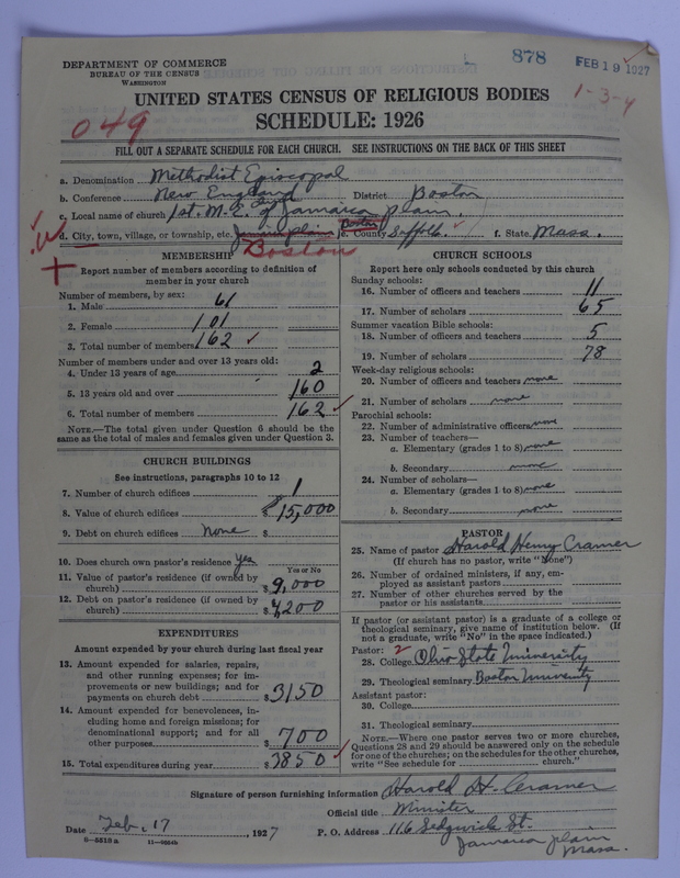 Scan of Methodist Episcopal Church: 878