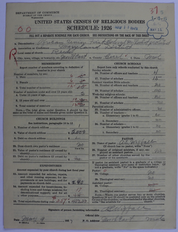Scan of African Union Methodist Protestant Church: 37