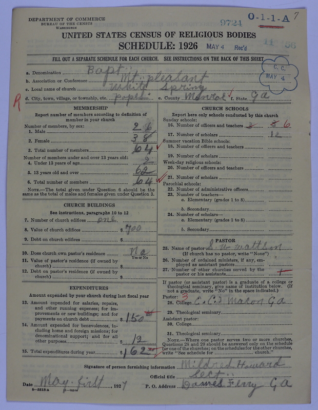 Scan of Negro Baptists: 9724