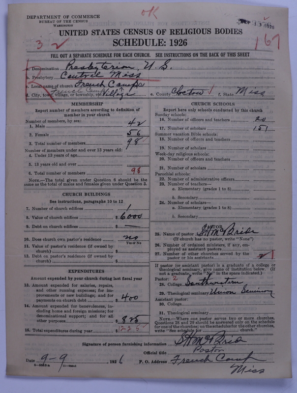 Scan of Presbyterian Church in the United States: 2576