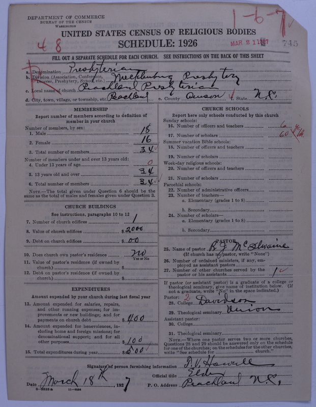 Scan of Presbyterian Church in the United States: 745