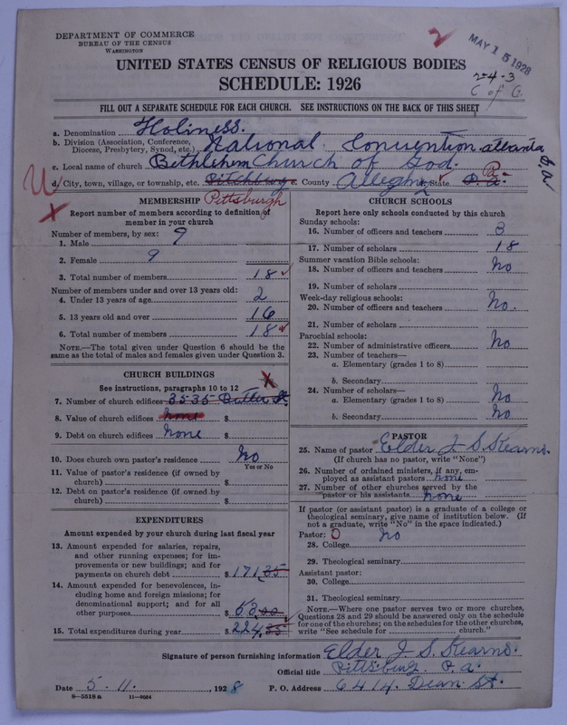 Scan of Churches of God, Holiness: 2