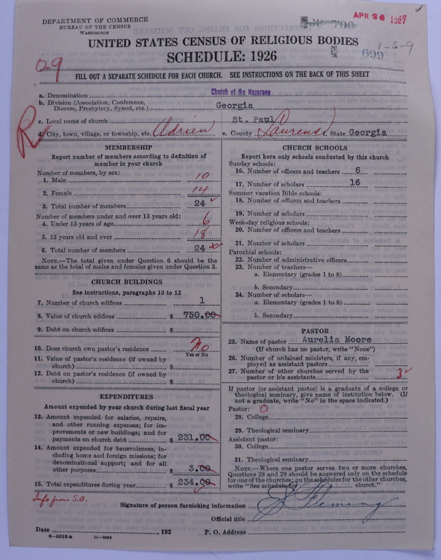 Scan of Church of the Nazarene: 699