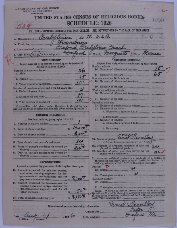 Scan of Presbyterian Church in the United States of America: 4299
