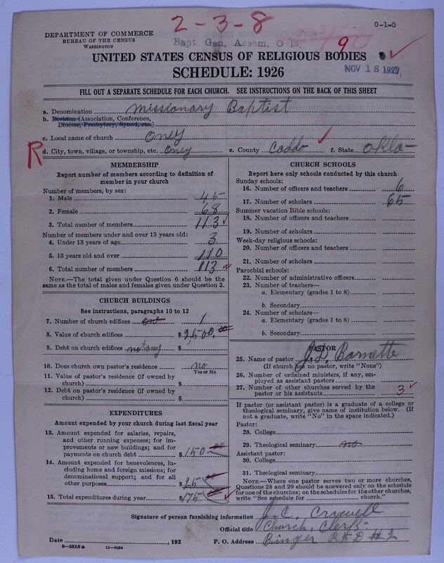 Scan of Missionary Baptist General Assembly of Oklahoma: 9