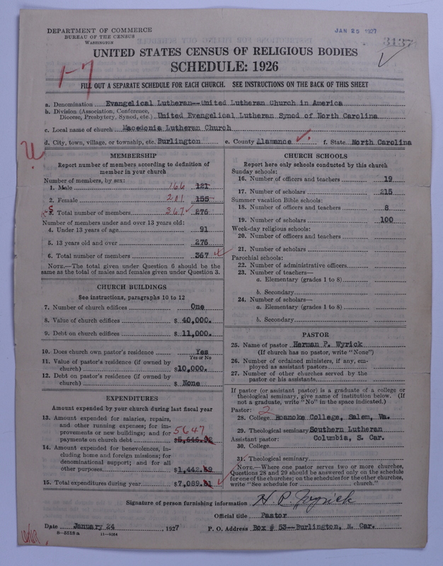 Scan of United Lutheran Church in America: 3137