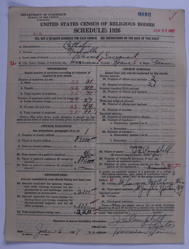 Scan of Roman Catholic Church: 9110