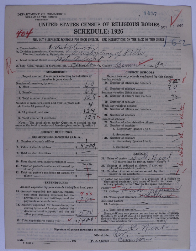 Scan of Presbyterian Church in the United States of America: 1457