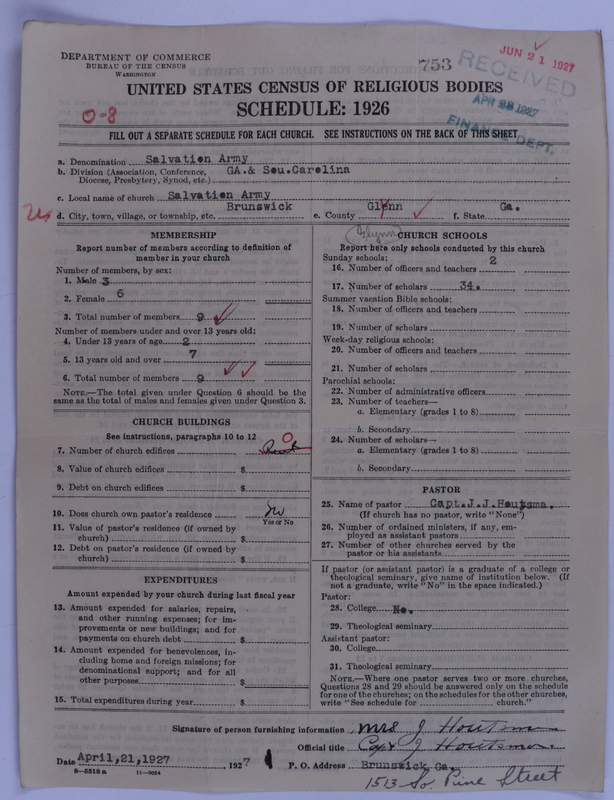 Scan of Salvation Army: 753