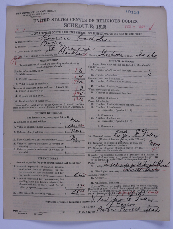 Scan of Roman Catholic Church: 10154