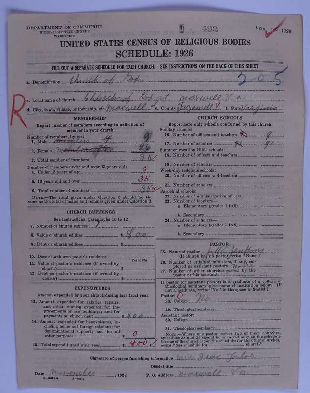 Scan of Church of God (Headquarters, Anderson, Ind.): 492