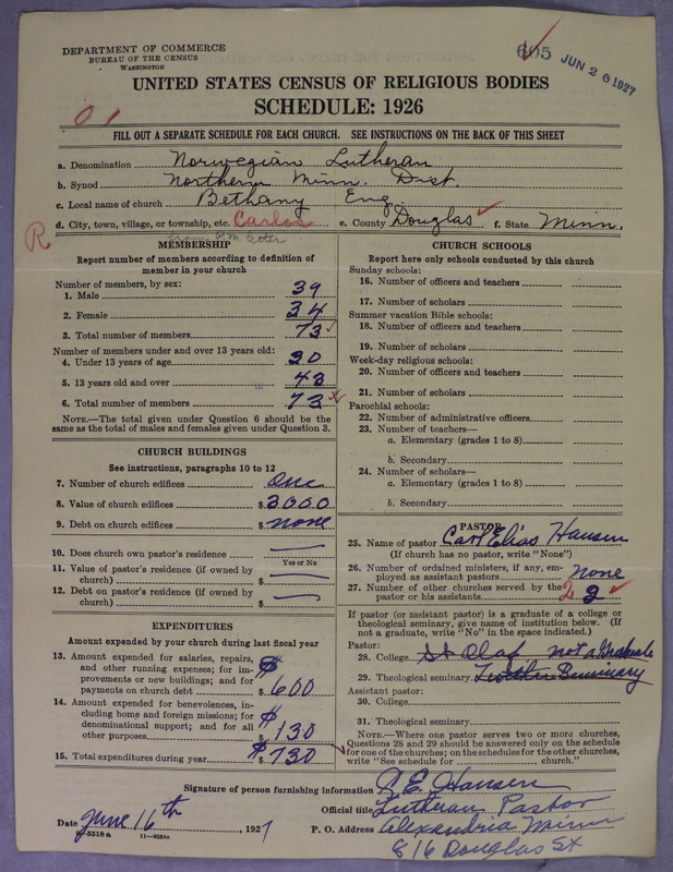 Scan of Norwegian Lutheran Church of America: 605