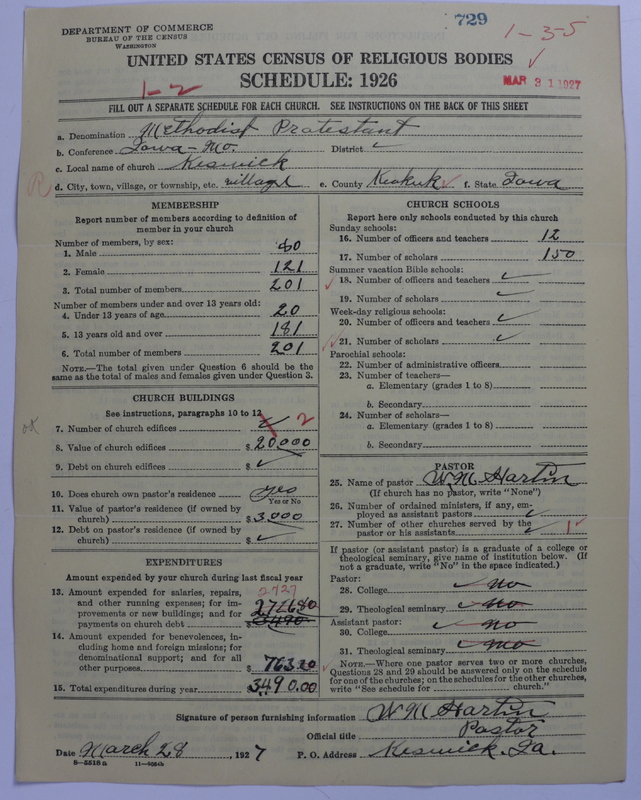 Scan of Methodist Protestant Church: 729