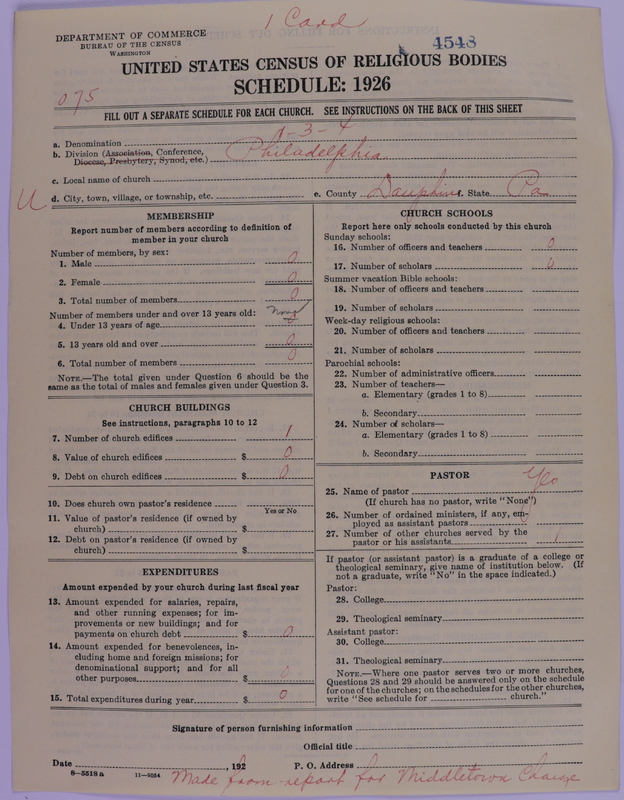 Scan of Methodist Episcopal Church: 4548