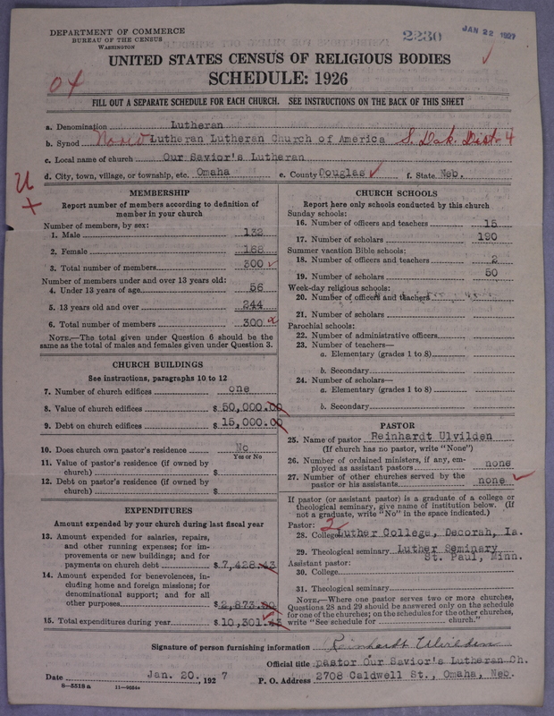 Scan of Norwegian Lutheran Church of America: 2230