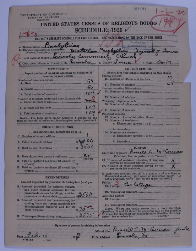 Scan of Presbyterian Church in the United States of America: 5006