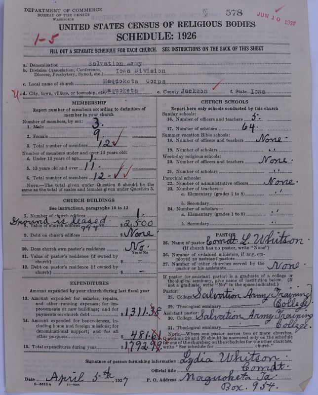 Scan of Salvation Army: 578