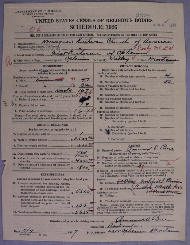 Scan of Norwegian Lutheran Church of America: 2379