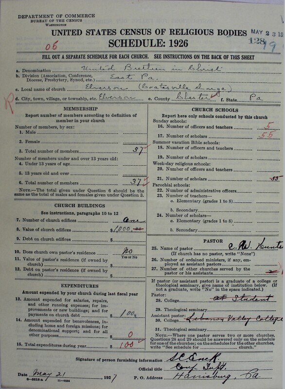 Scan of Church of the United Brethren in Christ: 128