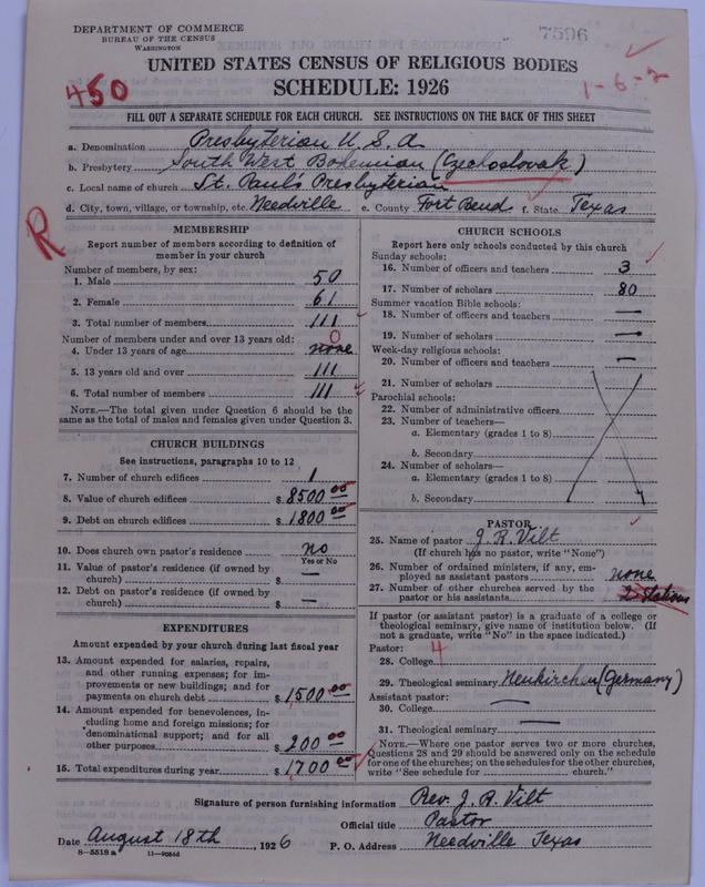 Scan of Presbyterian Church in the United States of America: 7596