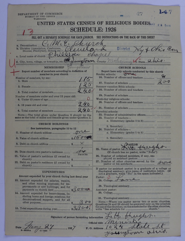 Scan of Colored Methodist Episcopal Church: 47