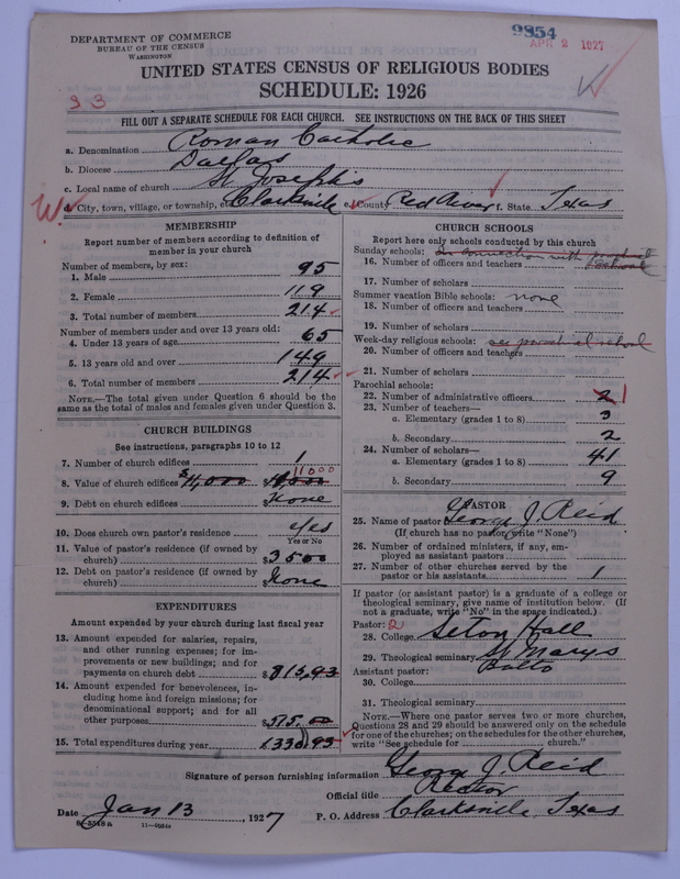 Scan of Roman Catholic Church: 9854