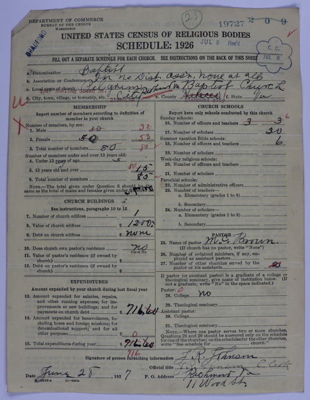 Scan of Negro Baptists: 19727