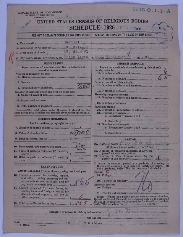 Scan of Negro Baptists: 9615