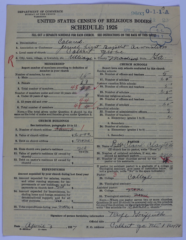 Scan of Negro Baptists: 9603