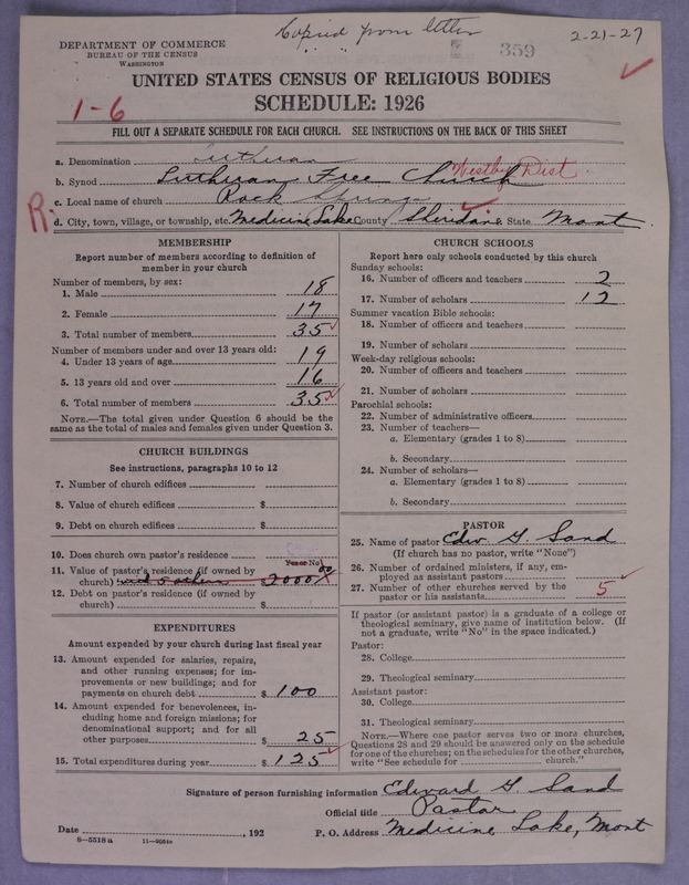 Scan of Lutheran Free Church: 359