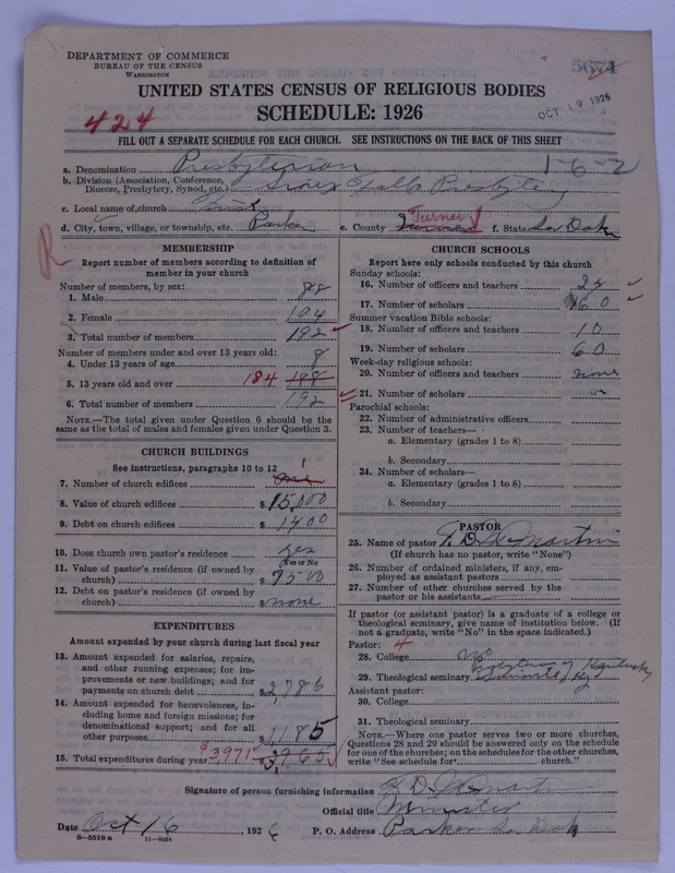 Scan of Presbyterian Church in the United States of America: 5674