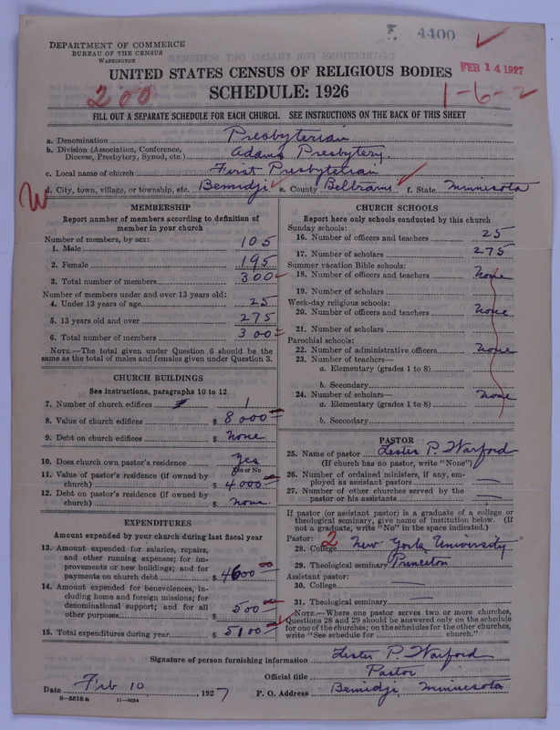 Scan of Presbyterian Church in the United States of America: 4400
