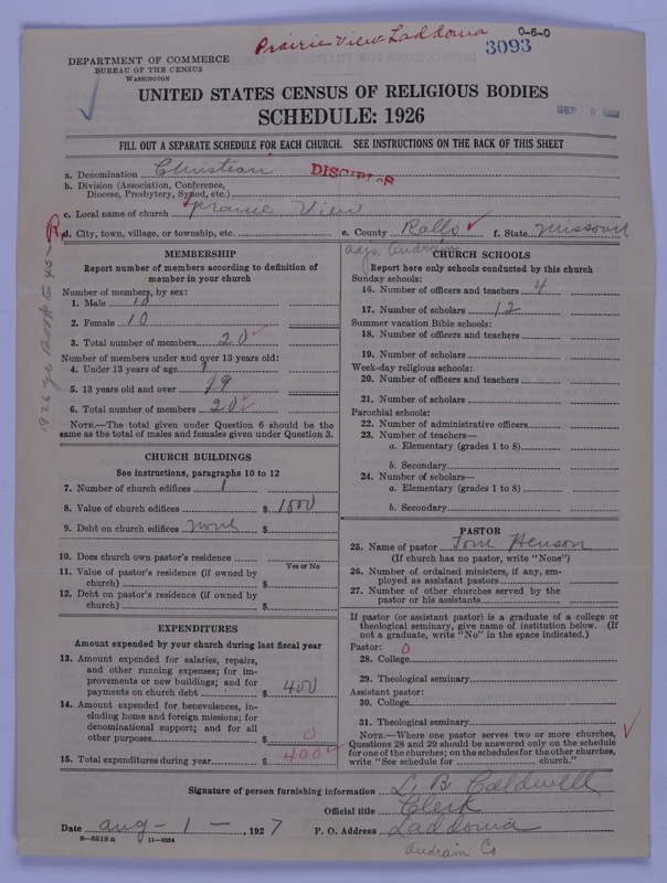 Scan of Disciples of Christ: 3093