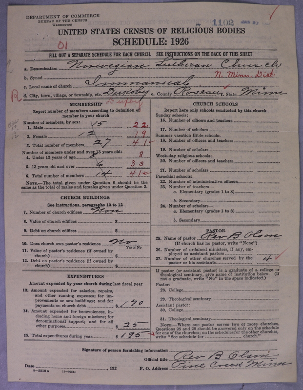 Scan of Norwegian Lutheran Church of America: 1102
