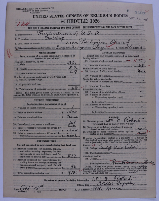 Scan of Presbyterian Church in the United States of America: 3427