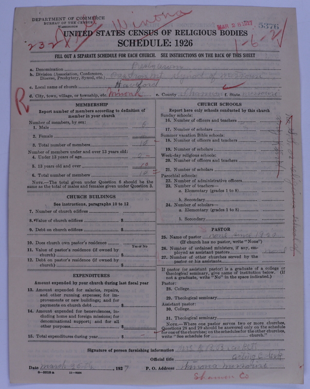 Scan of Presbyterian Church in the United States of America: 5376