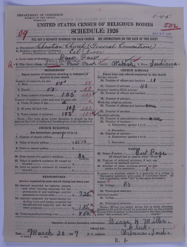 Scan of Christian Church (General Convention of the Christian Church): 532