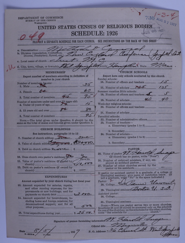 Scan of Methodist Episcopal Church: 730