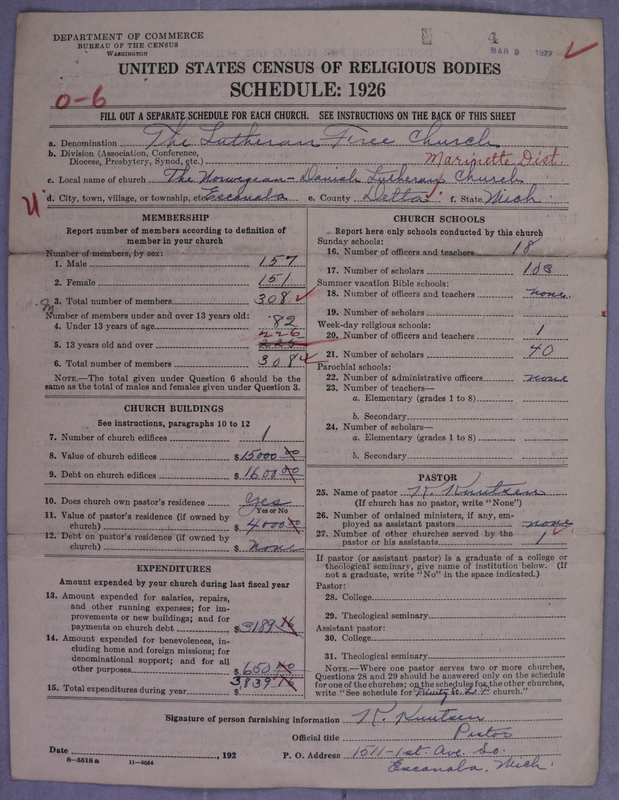 Scan of Lutheran Free Church: 4