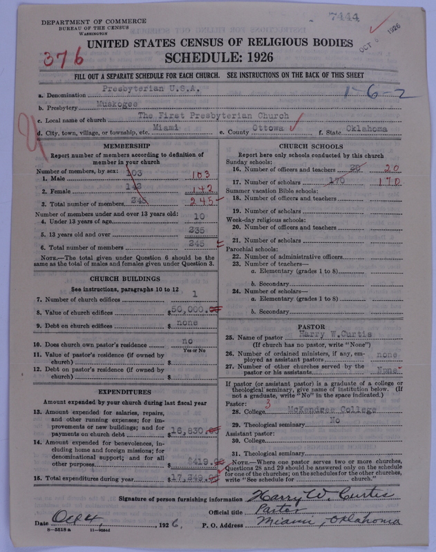 Scan of Presbyterian Church in the United States of America: 7444