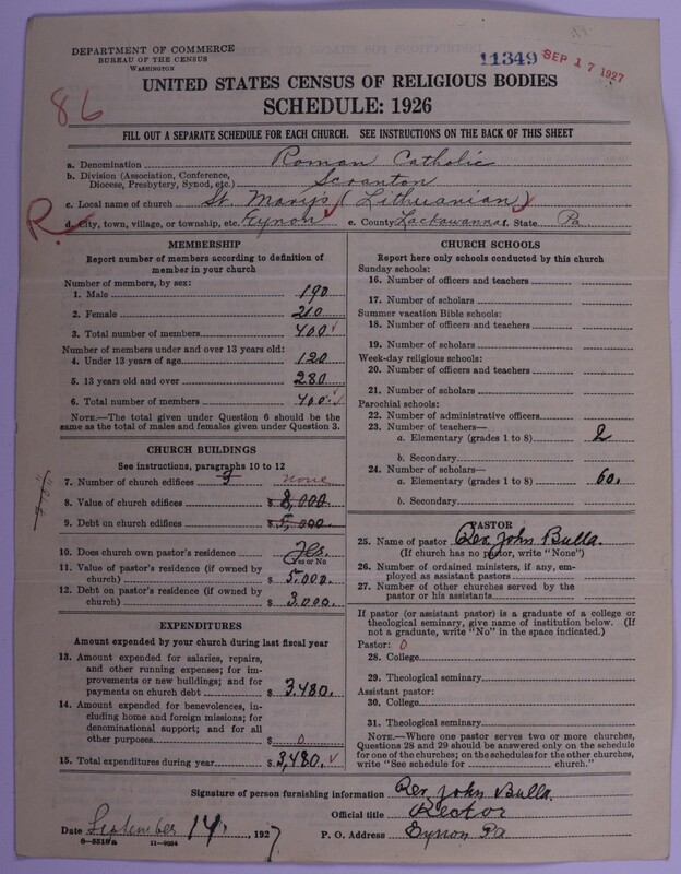 Scan of Roman Catholic Church: 11349