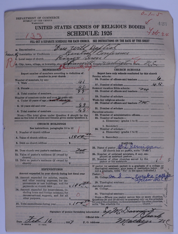 Scan of Free Will Baptists: 423