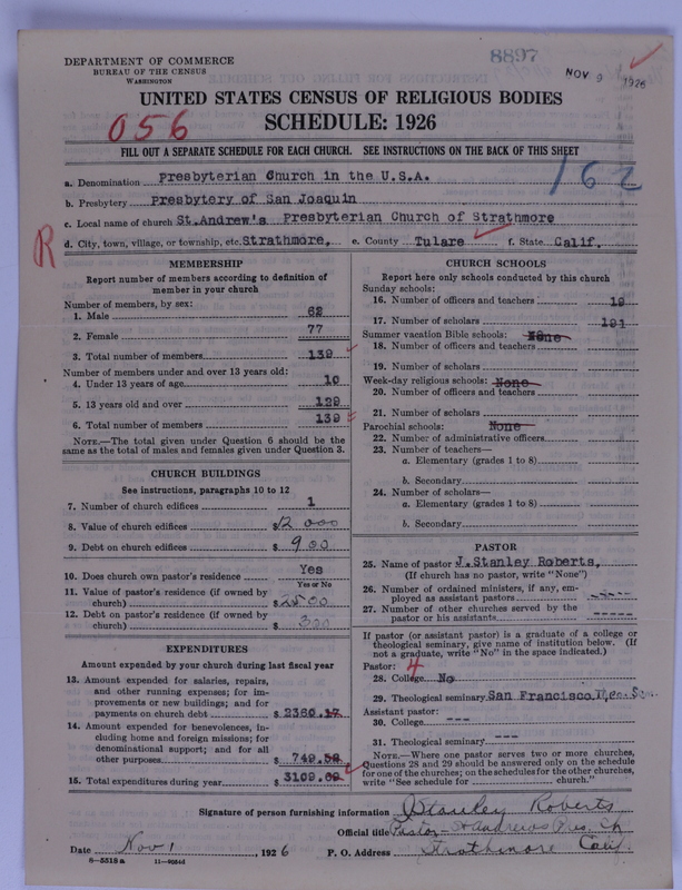 Scan of Presbyterian Church in the United States of America: 8897